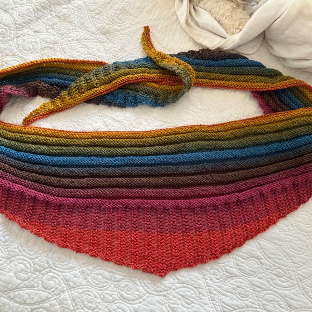 Hand Knit Scarf - Picture 4 of 4